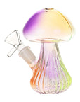 SeshGear Electroplated Mushroom Glass Bubbler