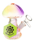 SeshGear Electroplated Mushroom Glass Bubbler