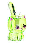 SeshGear Kitty Cat Glass Water Pipe INHALCO