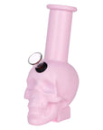 SeshGear Pastel Skull Glass Water Pipe 6"