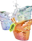 Seshgear shark attack electroplated bong all colors