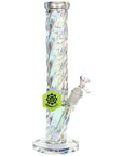 SeshGear Twist Straight Tube Glass Water Pipe