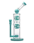 Sidecar Straight Fab Glass Bong Flower of Life Perc