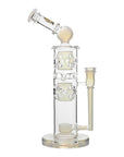 Sidecar Straight Fab Glass Bong Flower of Life Perc