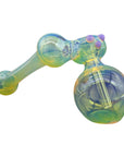 "Silver Sidecar" Fumed Hammer Sidecar Pipe - inhalco
