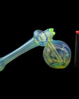 Silver Sidecar Fumed Hammer Pipe Glass