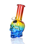 Skull Ombre Glass Mini Water Pipe