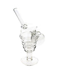 Small Clear Glass Oil Burner Rig - INHALCO