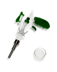 Space Blaster Ray-Gun Glass Nectar Collector Straw Kit Green