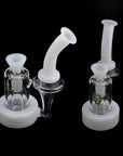 Space Vortex Recycler Bong in white color