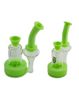 Space Vortex Recycler Bong in green color