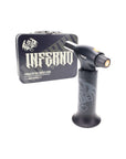 Special Blue Inferno Pro Toolbox Torch Lighter Black Color with package case on white background