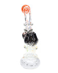 Speckle Stack Glass Multicolor Frit Sherlock Bubbler 6.5"
