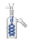 Spiral Perc Ash Catcher in blue