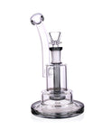 Stacked Chamber Water Bong in black with stacked chambers