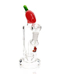 Stemless GoG Glass Bong “Carrot Top” Showerhead Perc