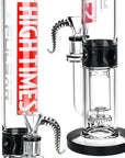 Detailed view of the percolator inside the Straight Tube Recycler Bong