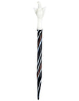 Striped Animal Head Glass Dab Tool