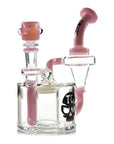 Toxic Stash Recycler Water Pipe in Pink
