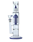 Tri-Storm 16 inch Triple Perc Tower Bong percolator view