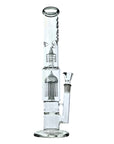Tri-Storm 16 inch Triple Perc Tower Bong in smoke