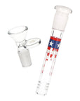 Uncle Eagle Sam Beaker Glass Water Pipe