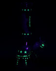 Uncle Eagle Sam Beaker Glass Water Pipe Glow In The Dark