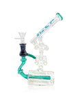 Side view of 10" Vortex Inline Recycler Bong