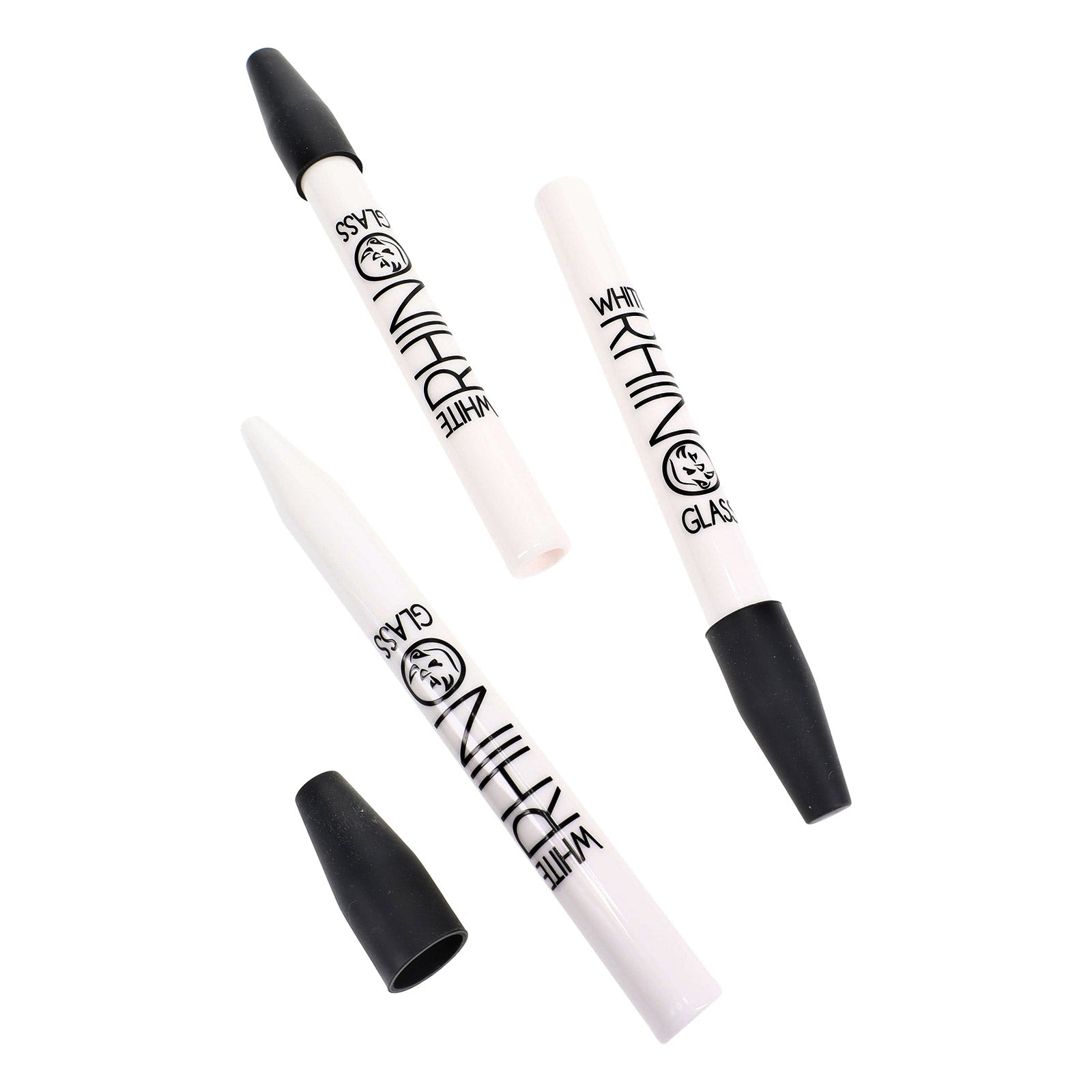 White Rhino Ceramic Nectar Collector with Silicone Cap – INHALCO