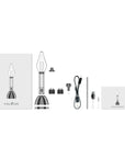 Yocan Falcon 6-in-1 Vaporizer complete kit showing all parts and accessories