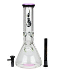 12" Classic beaker glass water bong - inhalco