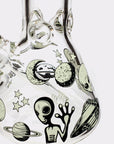 14" Infyniti Grapnic Glass Beaker Bong Glow in the Dark - INHALCO