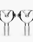 2 Pack Glass Bowl Pieces 14mm - INHALCO