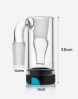 14mm Male Reclaim Catcher Silicone Jar - INHALCO