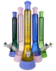 Dual Color Large Beaker Bong - INHALCO