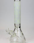 14" Infyniti Leaf Glow in the dark 7 mm glass bong