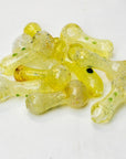 2.5" Soft Glass Glitter Weed Pipe 10Pcs - INHALCO
