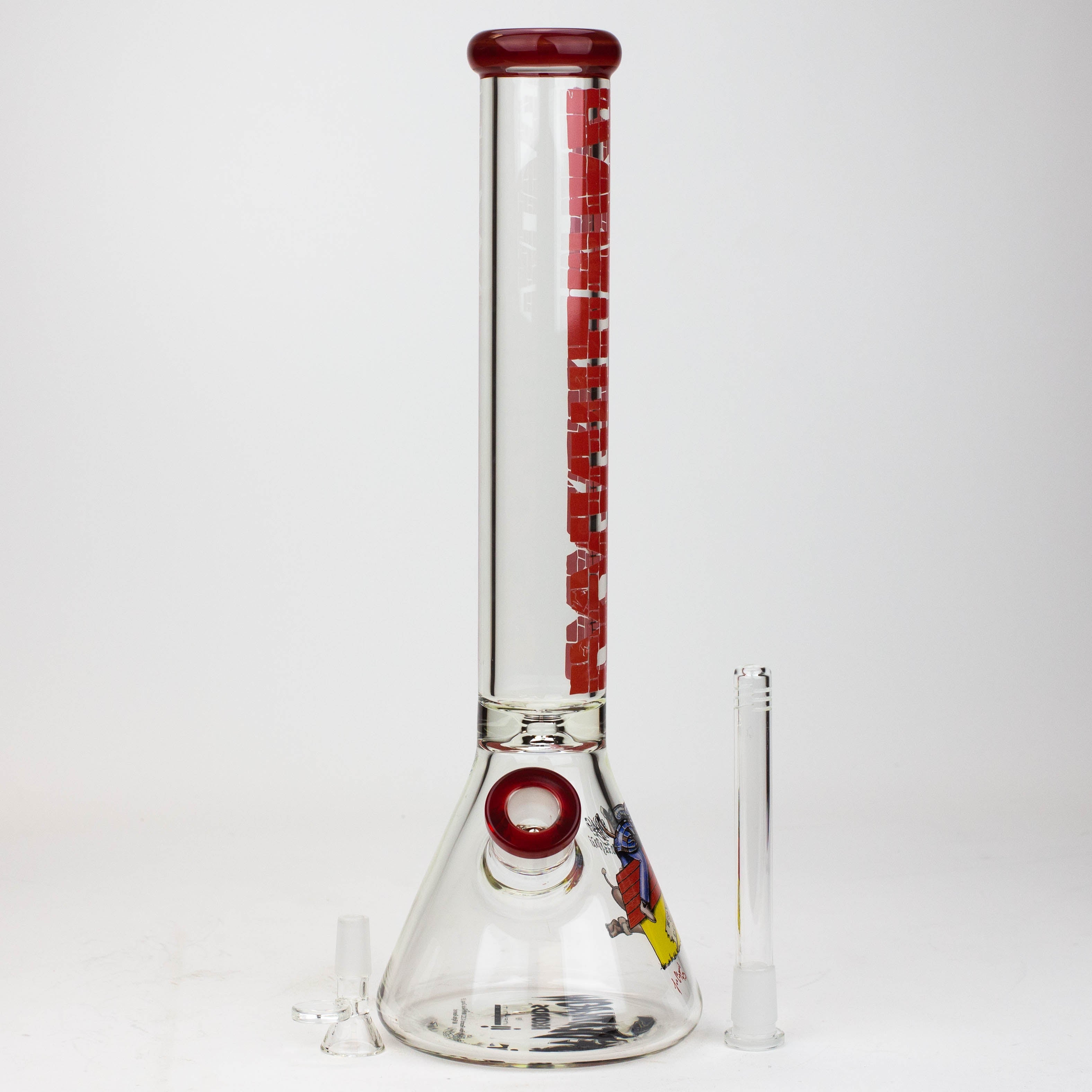 DEATH ROW-15.5"  7 mm Glass water bong by Infyniti [DOGGYSTYLE]_1