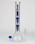 18" KUSH Dual Tree Percolator Splash Guard Bong_4