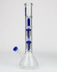 18" KUSH Dual Tree Percolator Splash Guard Bong_8