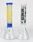 WENEED®-14" Weneed Frosted Pineapple 7mm Glass Bong_0