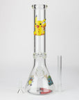 13.5" Cartoon 7 mm glass water beaker bong-Graphic PM v2_6