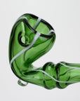 Sherlock shape color glass hand pipe pack of 2_5