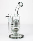10" Glass Bubbler with Dual 8-Arms Perc_4