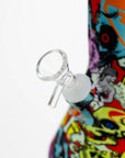 12" Silicone Bong with Assorted Graphics_5