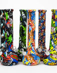 15" Silicone Bong With Assorted Graphics_0