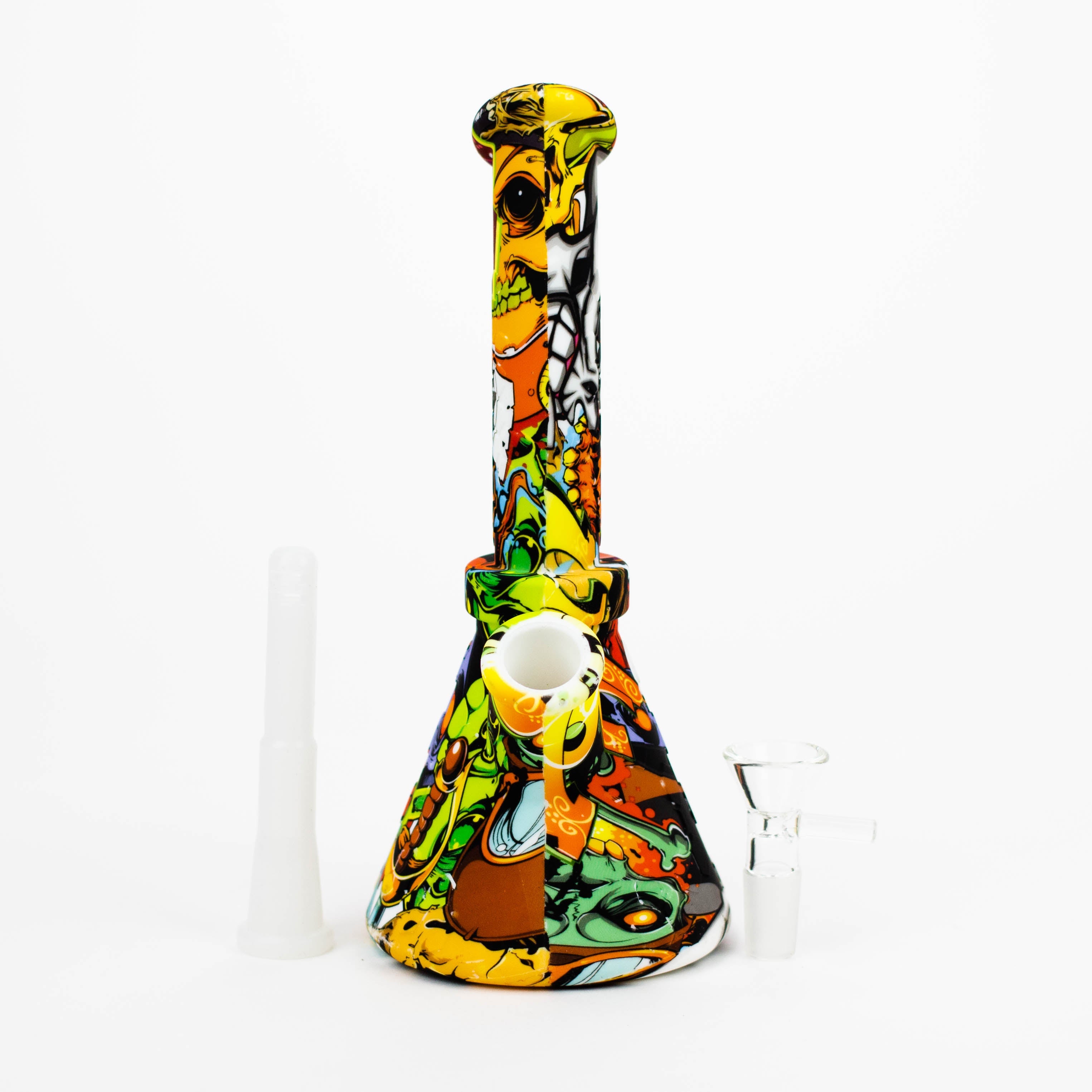 Silicone Bong With Assorted Graphics_5