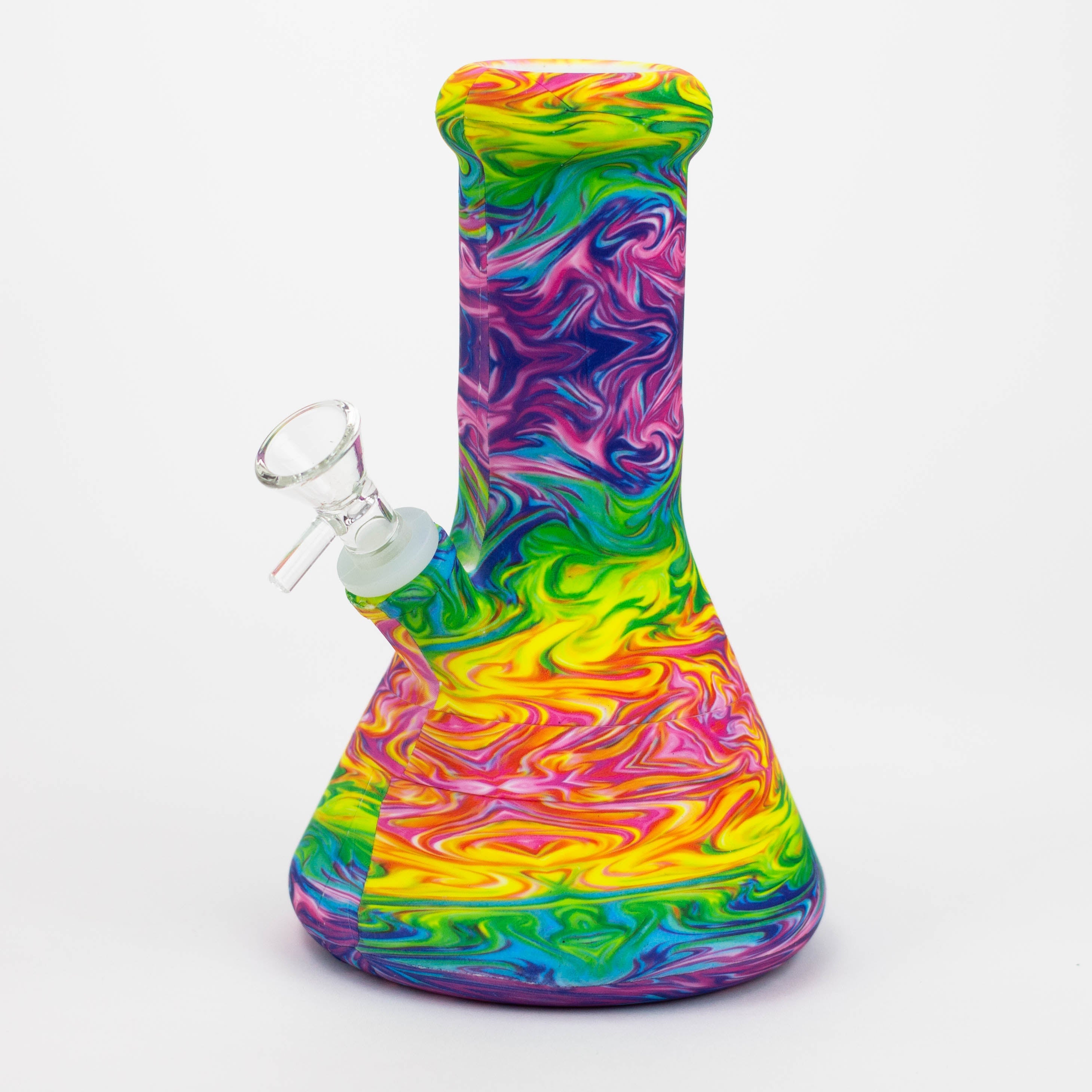 8" Silicone Bong With Assorted Graphics_2