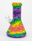 8" Silicone Bong With Assorted Graphics_2