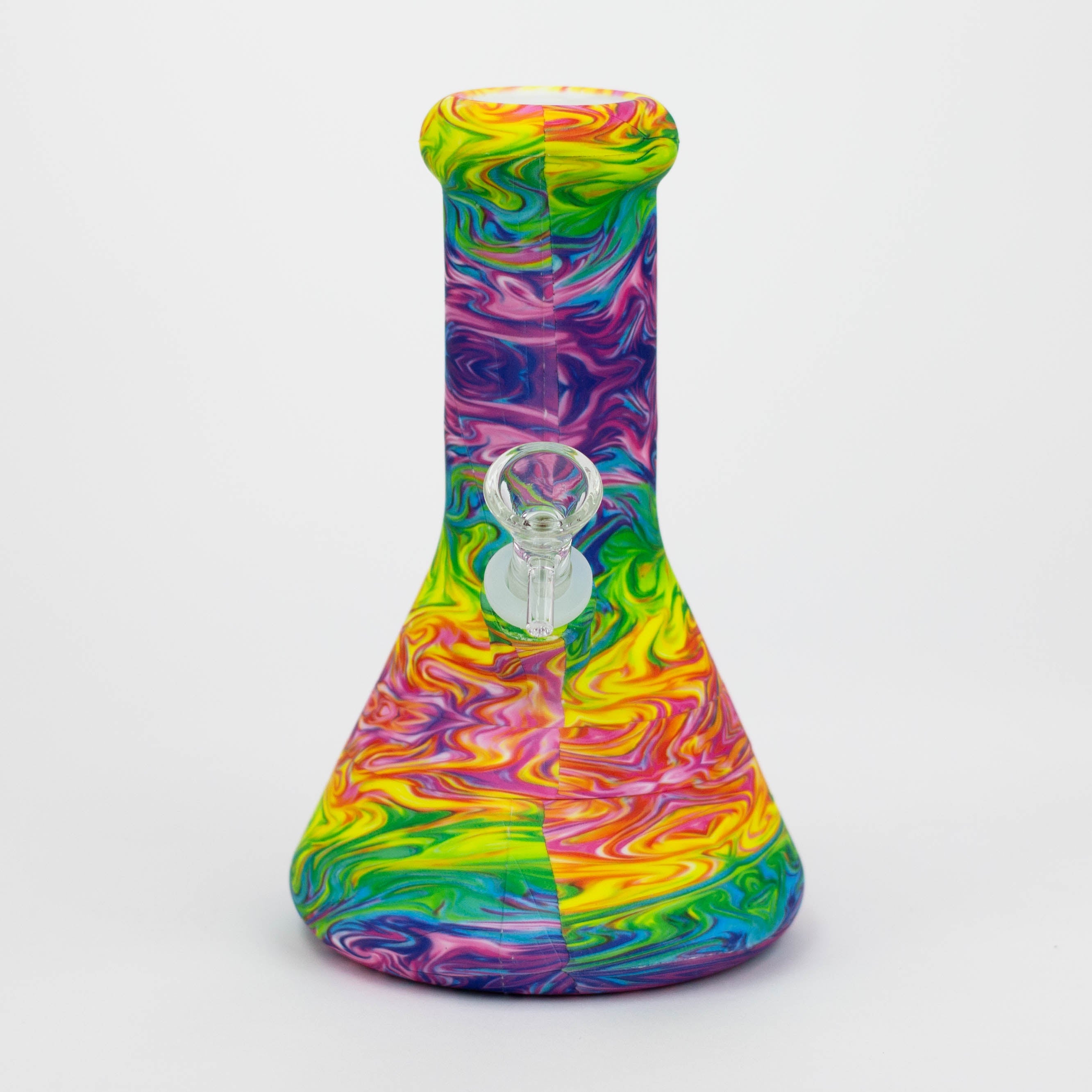 8&quot; Silicone Bong With Assorted Graphics_4